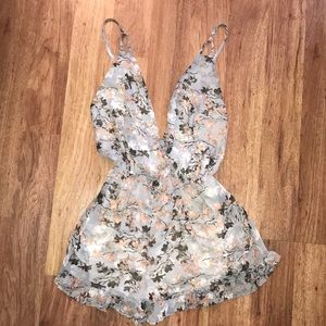 Audrey 3+1 Floral Romper